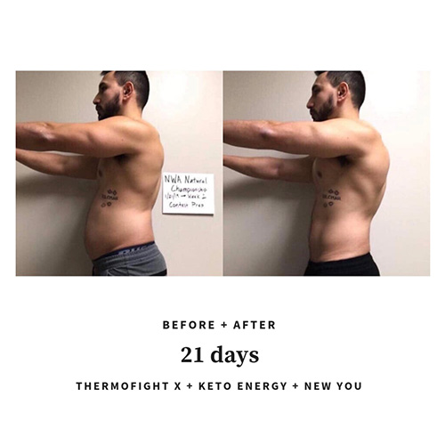 Thermofight X results before and after